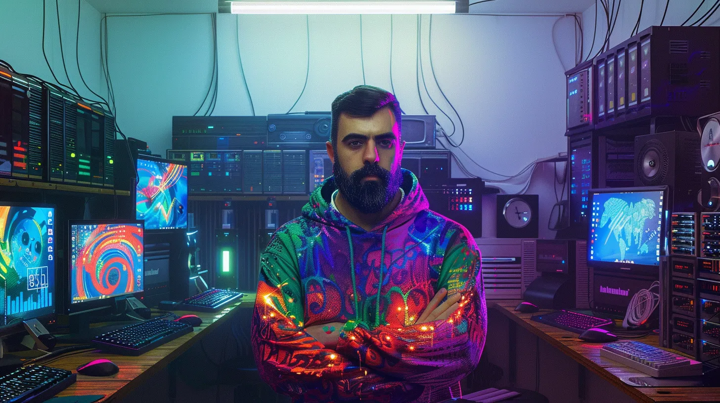 Avatar de Caio Menescal, criado por inteligência artificial