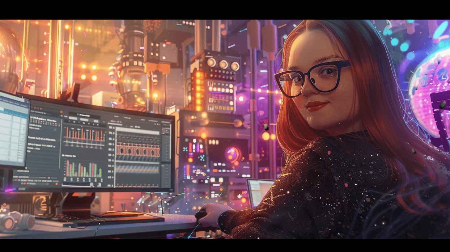 Avatar de Beatriz Toscano, criado por inteligência artificial