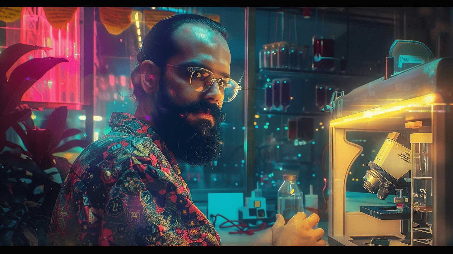 Avatar de Ciro Leimig, criado por inteligência artificial