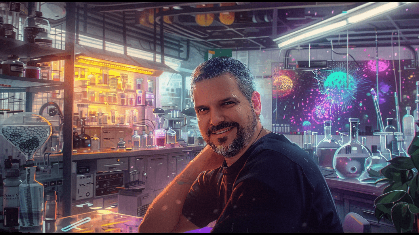 Avatar de Túlio Campos, criado por inteligência artificial