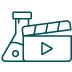 Ícone ilustrativo da seção Videoteca